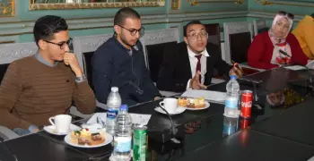 محمد طه ممثلا لطلاب ذوي الاحتياجات الخاصة في اتحاد جامعة عين شمس