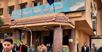 اندلاع حريق في قسم شرطة إمبابة والحماية المدنية تسيطر عليه