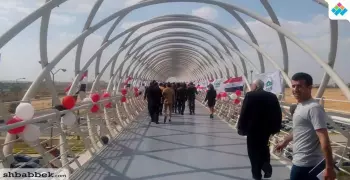 جامعة مصر للعلوم والتكنولوجيا تحتفل بافتتاح كوبري المشاه بتكلفة 13 مليون جنيه