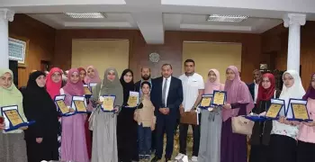 فوز طالبات جامعة بني سويف بالمركز الثاني في مسابقة الماهر بالقرآن