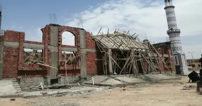 سقوط سقف مسجد تحت الإنشاء ببني سويف.. أسماء الضحايا