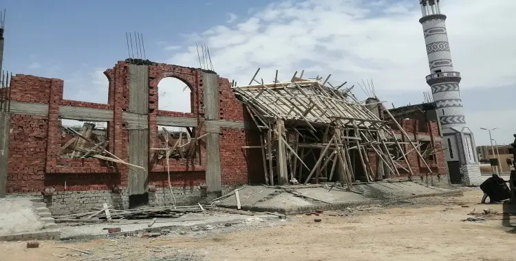  سقوط سقف مسجد تحت الإنشاء ببني سويف.. أسماء الضحايا 
