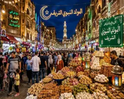 ولد الهدى فالكائنات ضياء وفم الزمان تبسم وثناء.. كلمات قصيدة أحمد شوقي في مدح النبي