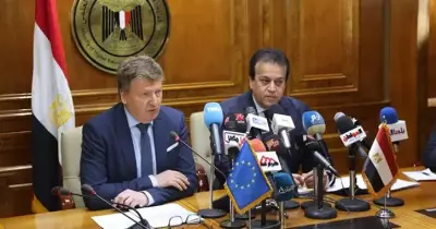 تفاصيل مؤتمر وزير التعليم العالي مع سفير الاتحاد الأوروبي
