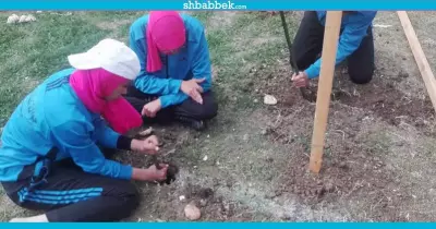 صور| بمشاركة 11 فريق.. إعداد مخيمات «التجارية الكشفية» في جامعة القاهرة