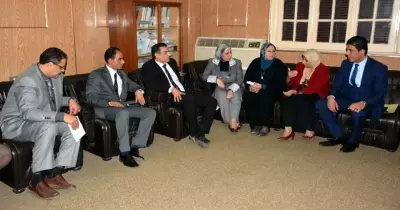 نقابة صيادلة الغربية تهدي جامعة طنطا 7 أجهزة كمبيوتر