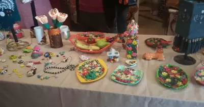 معرض مشغولات بالجلد والورق لطلاب كلية التربية النوعية ببنها (صور)