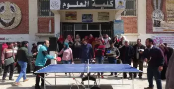 بالصور.. استكمال فعاليات اليوم الرياضي بكليات جامعة المنيا