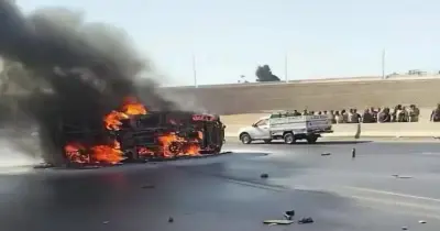 حادث مروع على طريق مصر الإسماعيلية ووفاة 3 أشخاص (فيديو)