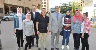 رئيس جامعة المنوفية خلال استقبال الطلاب: «حافظوا على المنشآت»