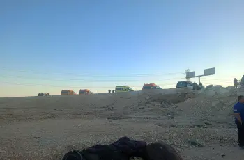 انقلاب أتوبيس على طريق قنا الصحراوي وإصابة 42 شخصا (صور)