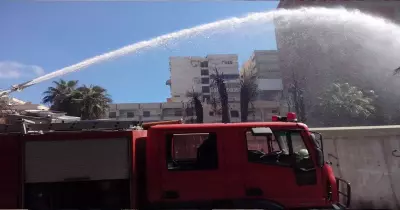 إصابة 10 طلاب بجامعة الأزهر في حريق بمدينة البعوث