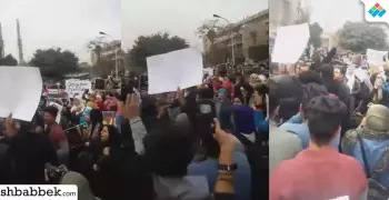 طلاب عين شمس يطالبون بطرد السفير الأميركي من أجل القدس (فيديو)