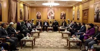 رئيس جامعة بني سويف يزور الأديرة والكنائس للتهنئة بعيد الميلاد