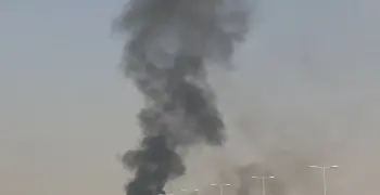 تحطم طائرة عسكرية في معرض دبي بالإمارات (فيديو وصور)