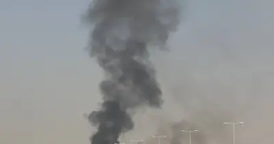 تحطم طائرة عسكرية في معرض دبي بالإمارات (فيديو وصور)