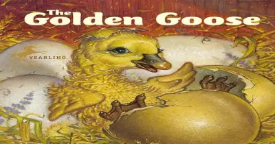 ملخص قصة The golden goose للصف الأول الإعدادي في 3 ورقات