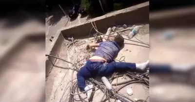 انتحار طالب بمعهد اللغات من أعلى برج القاهرة (فيديو)