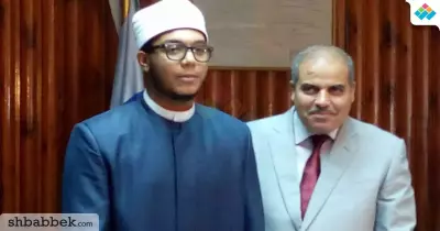 أثناء تكريمه بجامعة الأزهر.. هذا ما طلبه الفائز بجائزة «تحدي القراءة العربي»