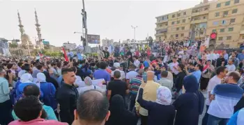 مظاهرات المنصورة اليوم لدعم فلسطين بالفيديو والصور