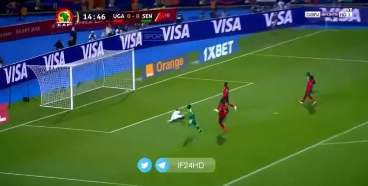  ساديو ماني يحرز هدف السنغال الأول ضد أوغندا.. دور الـ16 من أمم أفريقيا 2019 