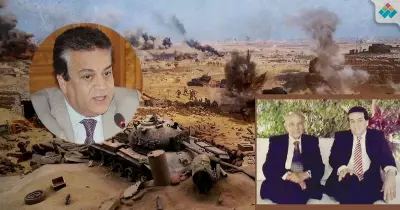 حكاية «تبة ضرب النار» التي زارها وزير التعليم العالي مع والده أثناء الحرب