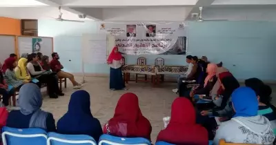 جامعة المنيا تدرب الطلاب على برنامج التعليم المدني (صور)