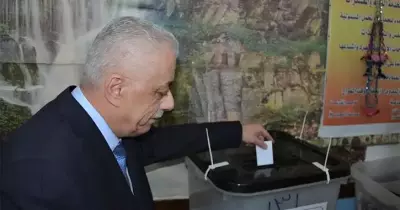 وزير التربية والتعليم يدلي بصوته في الاستفتاء على التعديلات الدستورية