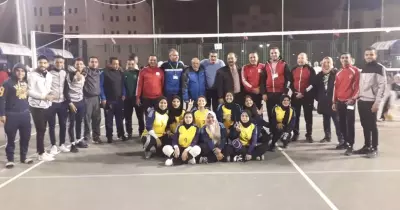 صعود منتخب جامعة أسيوط إلى المربع الذهبي في كرة الطائرة بأسبوع شباب الجامعات