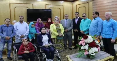 تخصيص عمالة لخدمة «ذوي الإعاقة» بمدن جامعة بني سويف