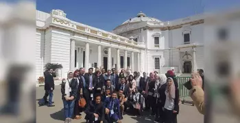 وفد من كلية الحقوق جامعة بنها يزور مجلس النواب (صور)