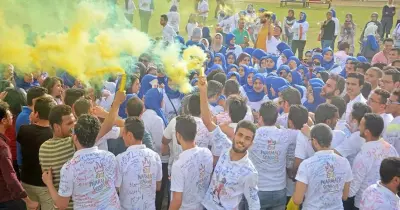حفل تخرج «صيدلة الروسية».. والطلاب يتضامنون مع اللاعب محمد صلاح