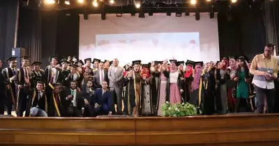 رئيس جامعة بني سويف يشهد حفل تخرج الدفعة 31 من طلاب كلية العلوم