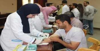 استمرار حملة «جامعة خالية من فيروس سي» بالمنصورة