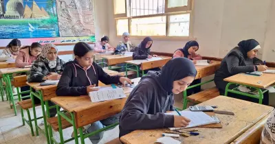 جدول امتحانات شهر مارس 2026 لطلاب تانية إعدادي بأسوان