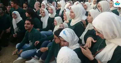 بالصور.. طلاب بالجامعة الروسية يحتفلون بفوزهم في انتخابات اتحاد الطلاب 2017
