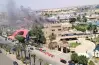 سبب حريق في النادي الأهلي داخل المبنى الإداري
