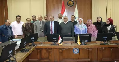 تطبيق نظام إلكتروني جديد في مدن الطلاب بجامعة بني سويف