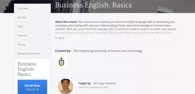 كورس business english