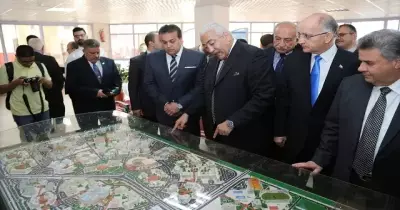 وزير التعليم العالي يزور جامعة مدينة السادات