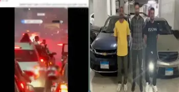 القبض على عريس بسبب الألعاب النارية بطريق صلاح سالم