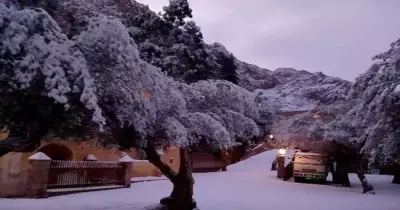 صور من سانت كاترين.. الثلوج تحولها إلى قطعة من أوروبا