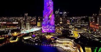 شاهد احتفالات برج الخليفة بشهر رمضان (فيديو)