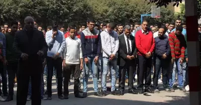 طلاب هندسة شبرا يؤدون صلاة الغائب على زميلهم ضحية «أوليكس» (صور)