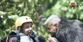 شاهد.. ماذا قالت شهيرة لزوجها محمود ياسين بعد مقلب «رامز في الشلال»