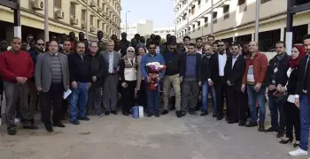 استقبال طلاب جامعة السويس المشاركين في الملتقى الأول للوافدين بالمنصورة