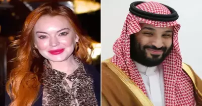 ليندسي لوهان.. صحف أجنبية تتحدث عن علاقة بين الممثلة الأمريكية وولي عهد السعودية