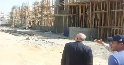 رئيس جامعة الزقازيق يتفقد إنشاءات مستشفى الطوارىء