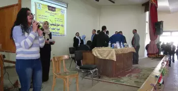 تنصيب أول اتحاد طلاب بكلية طب بيطري المنيا (صور)