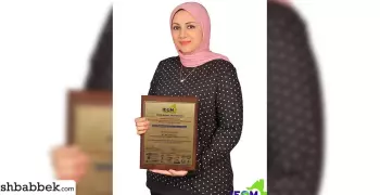 مدرس بهندسة الزقازيق تفوز بجائزة التميز من جمعية الهندسة الصناعية